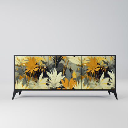 SUNKISSED LILY 3-dörrars skänk i svart finish