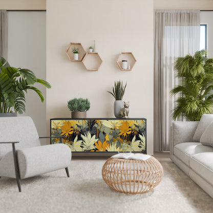 SUNKISSED LILY 3-dörrars skänk i svart finish