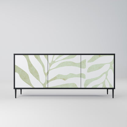 BOTANICAL SPARK 3-dörrars skänk i svart finish