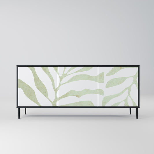 BOTANICAL SPARK 3-dörrars skänk i svart finish