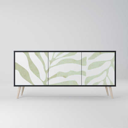 BOTANICAL SPARK 3-dörrars skänk i svart finish