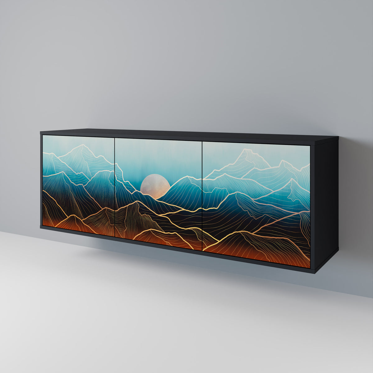 LUNAR SECRETS 3-Door Sideboard