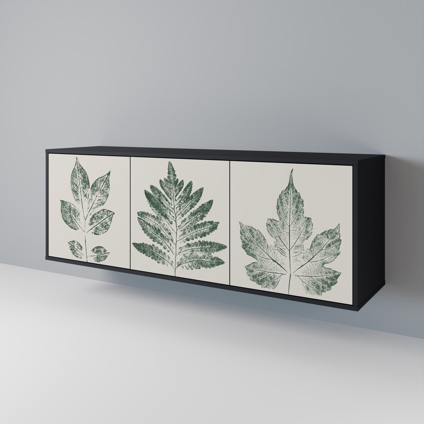 GREEN LEAFY STAMPS Skänk med tre dörrar