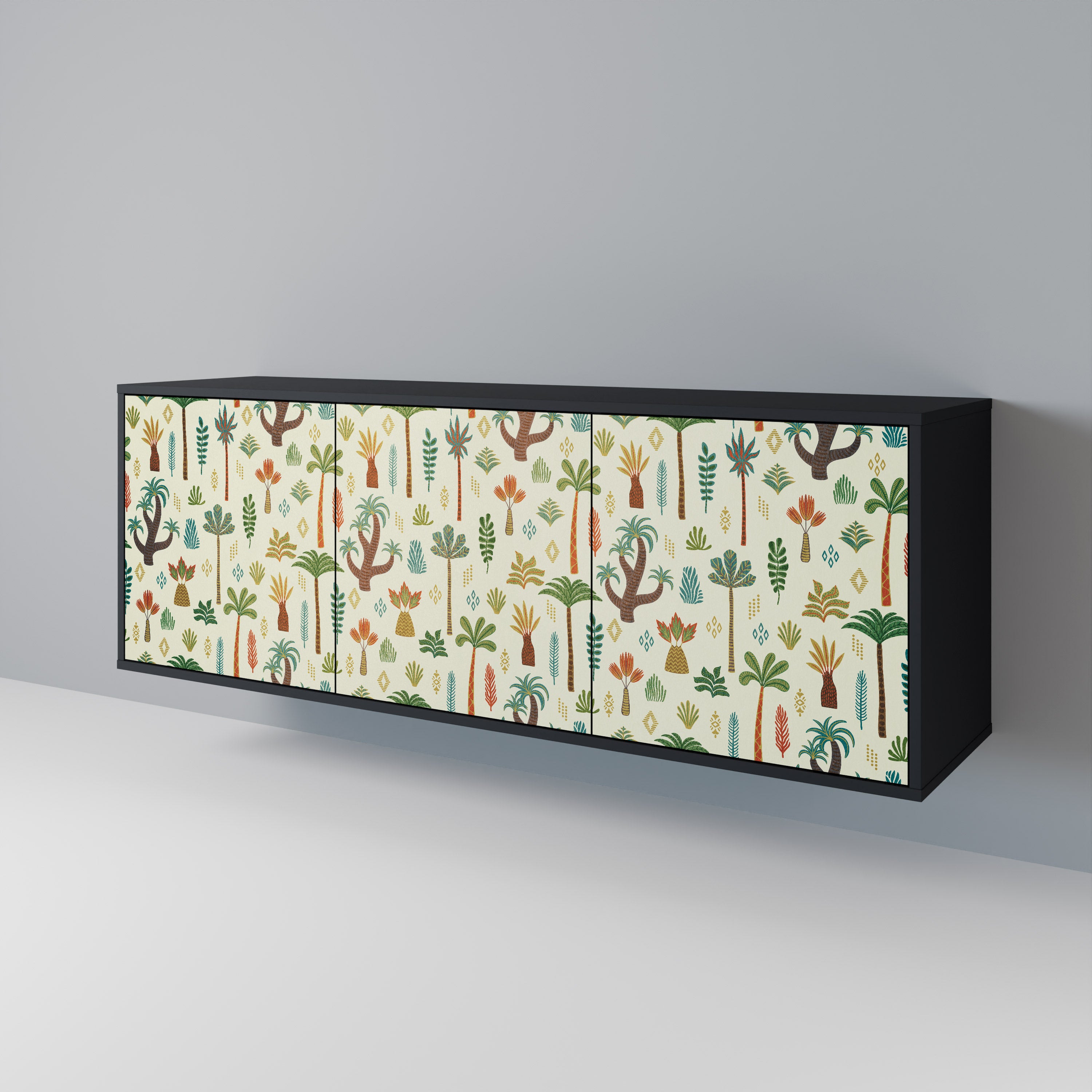 PALM SPRING Skänk med tre dörrar