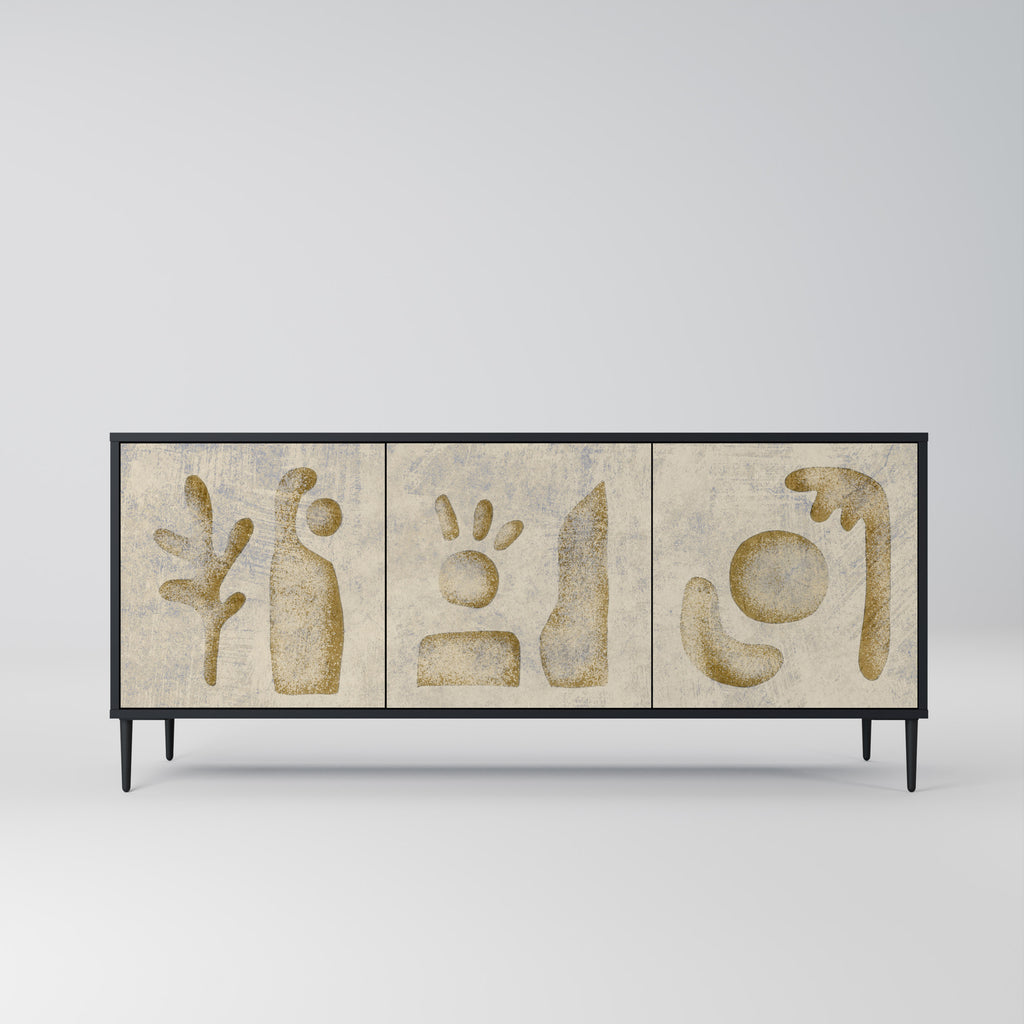 SAND SCULPTURES 3-Door Sideboard