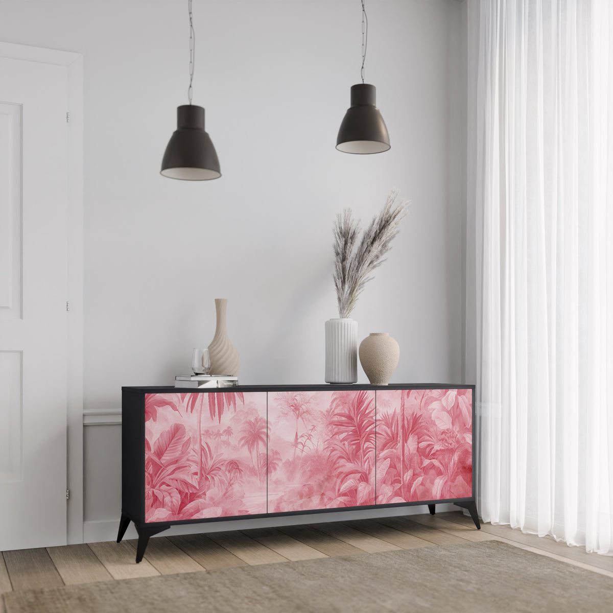 SWEET TROPICS Skänk med tre dörrar