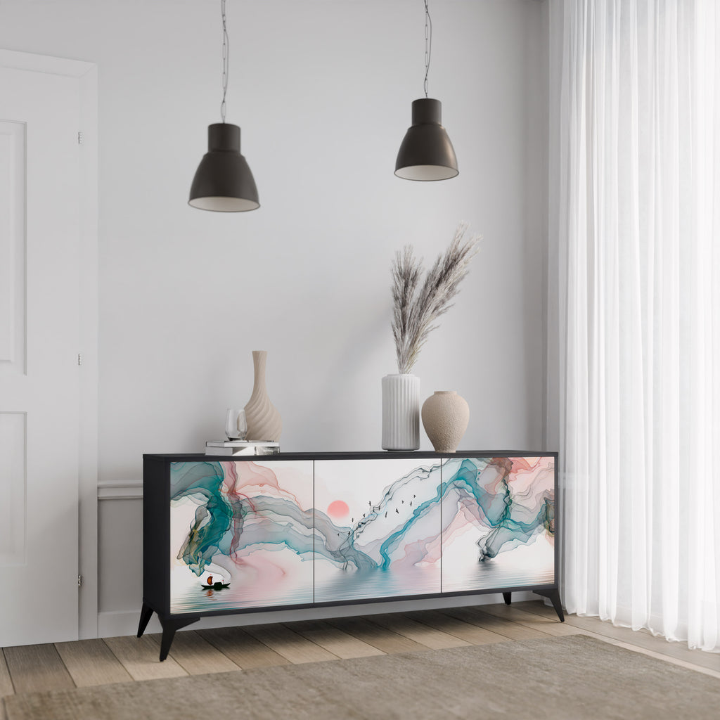 VELVET CROSSING Skänk med tre dörrar