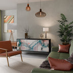 VELVET CROSSING Skänk med tre dörrar