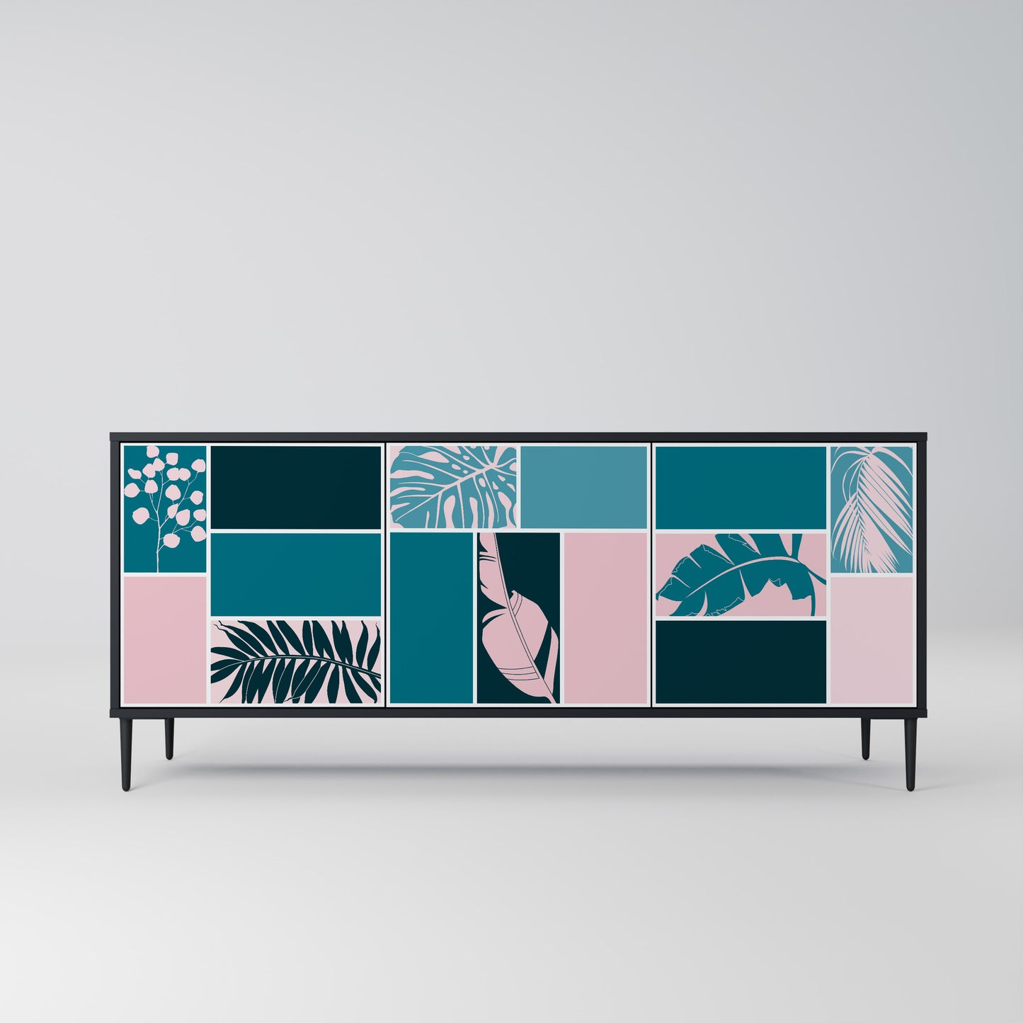 COMBINATION OF SHAPES 3-Door Sideboard