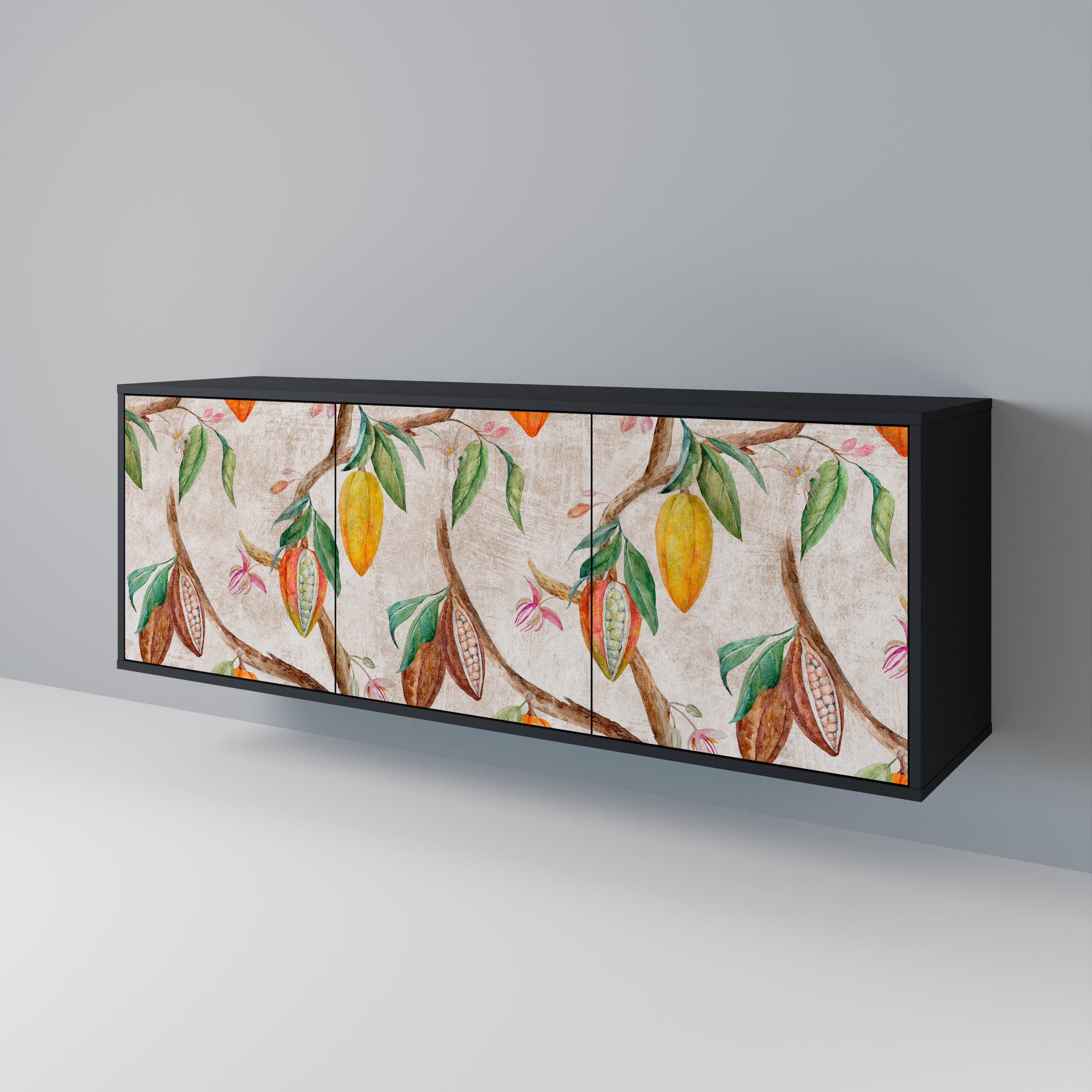 COCOA FRUITS Skänk med tre dörrar