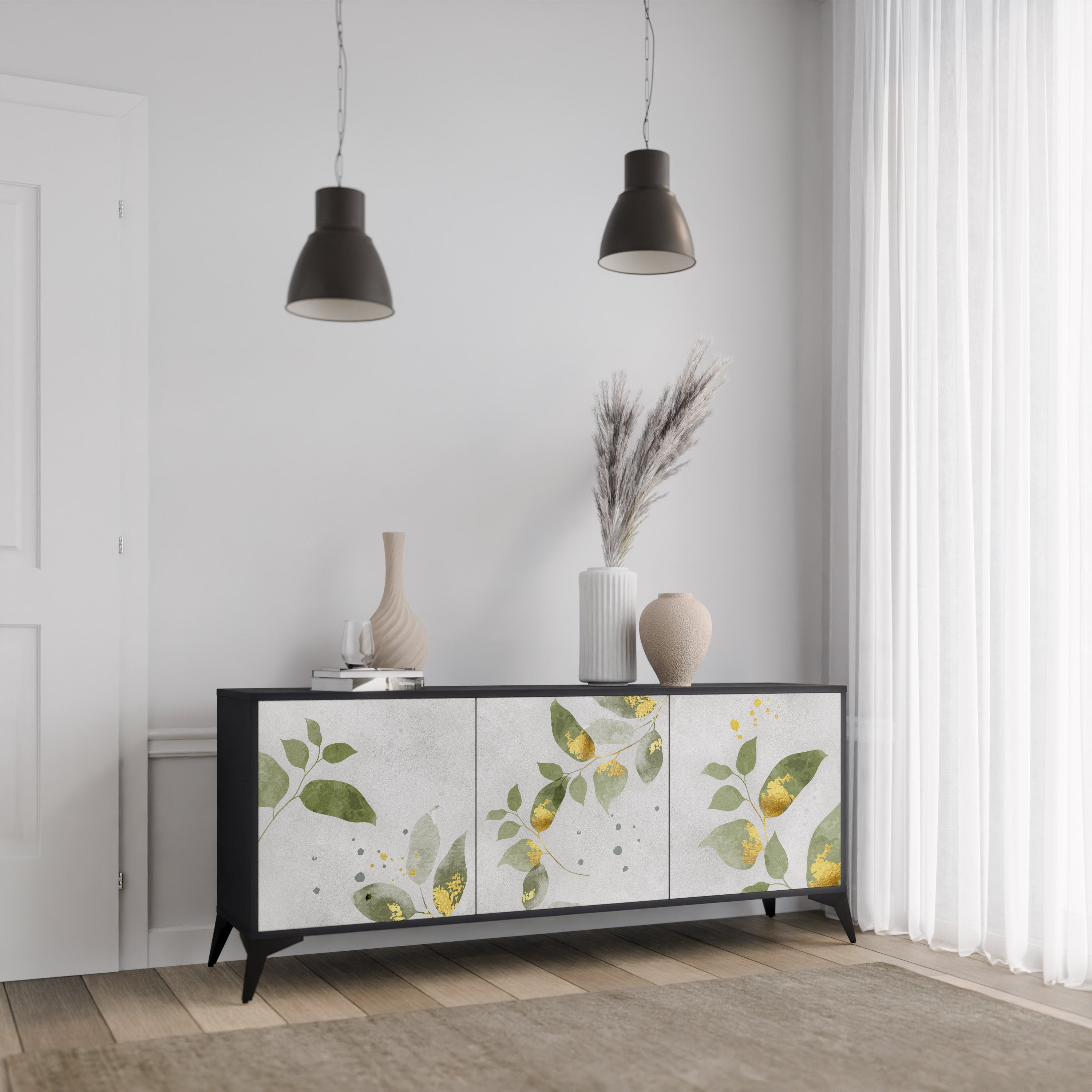 ELEGANT BOTANICS 3-Door Sideboard