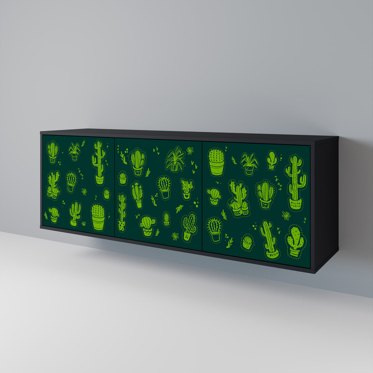 DESERT GREEN 3-Door Sideboard