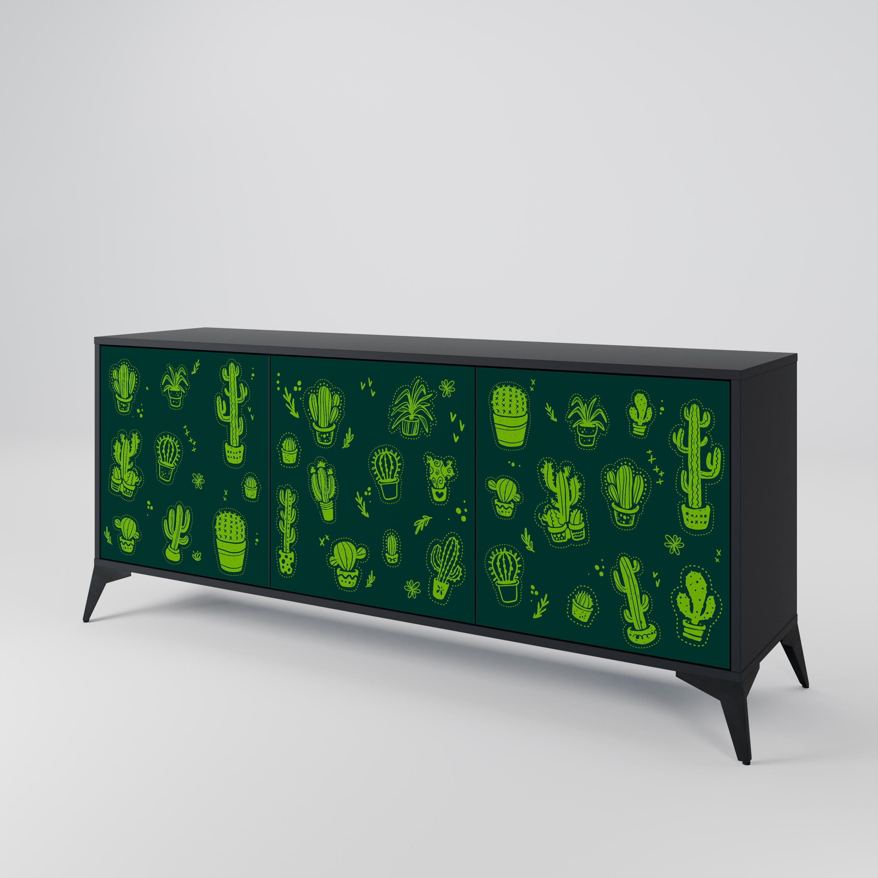 DESERT GREEN 3-Door Sideboard