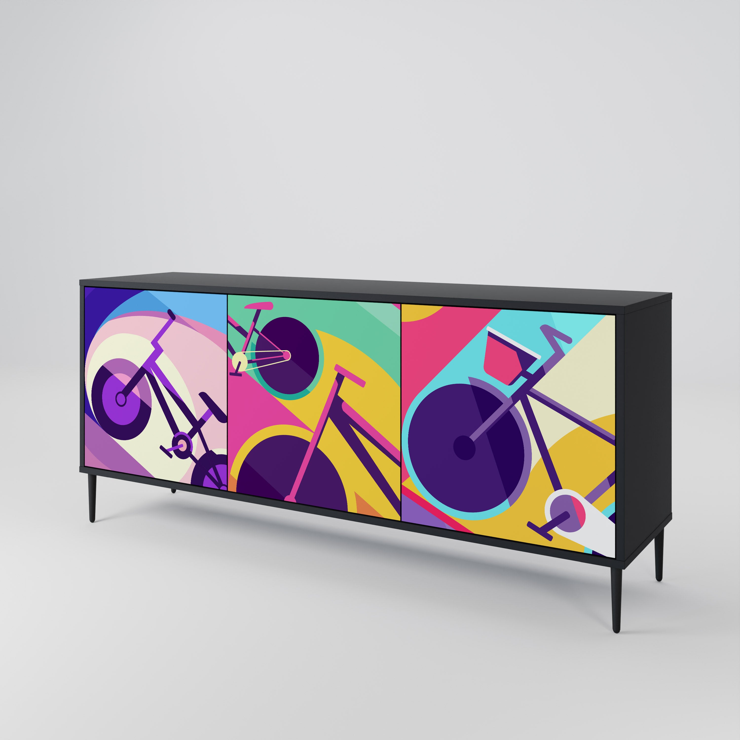 BIKE DREAMS 3-Door Sideboard