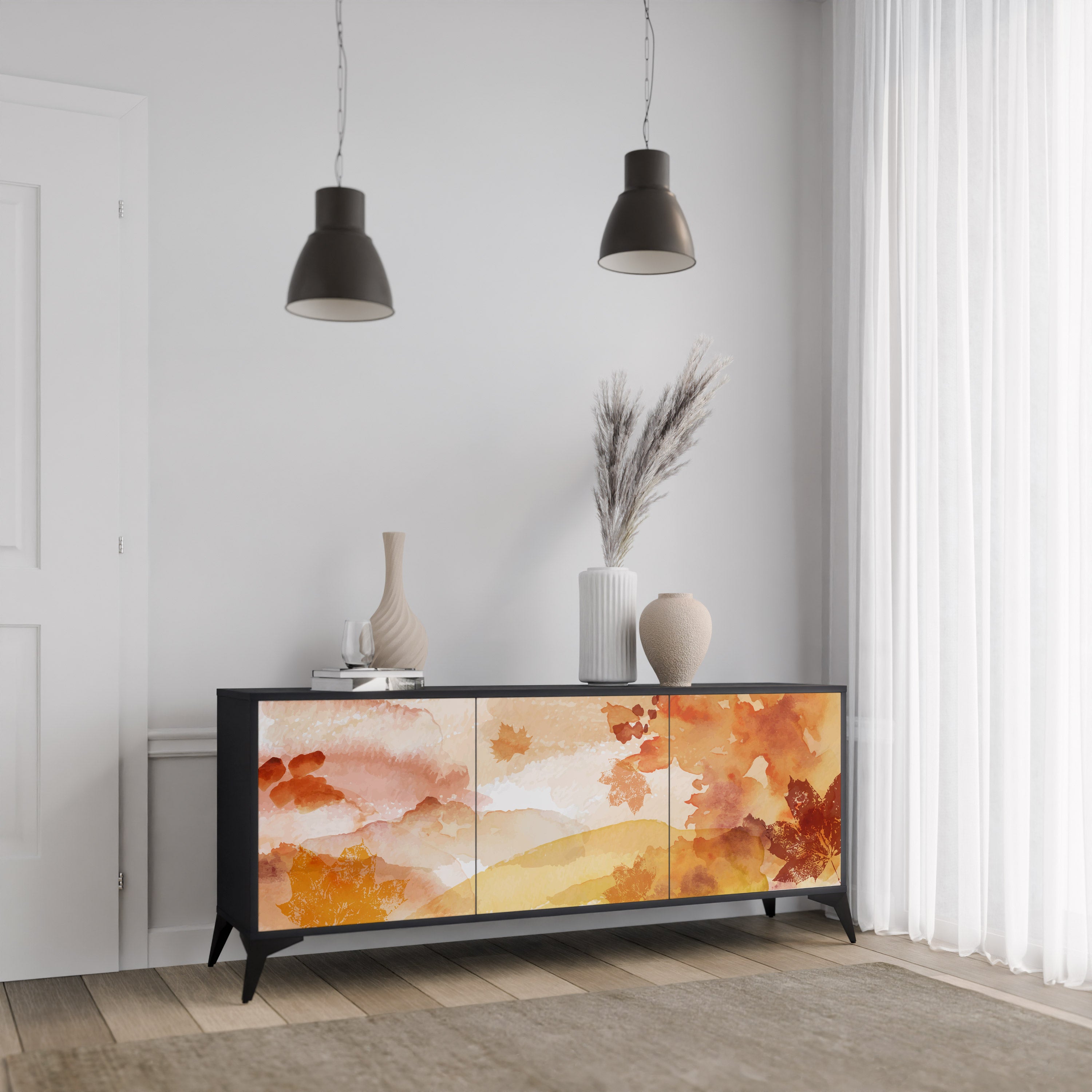 TRACES OF AUTUMN 3-Door Sideboard