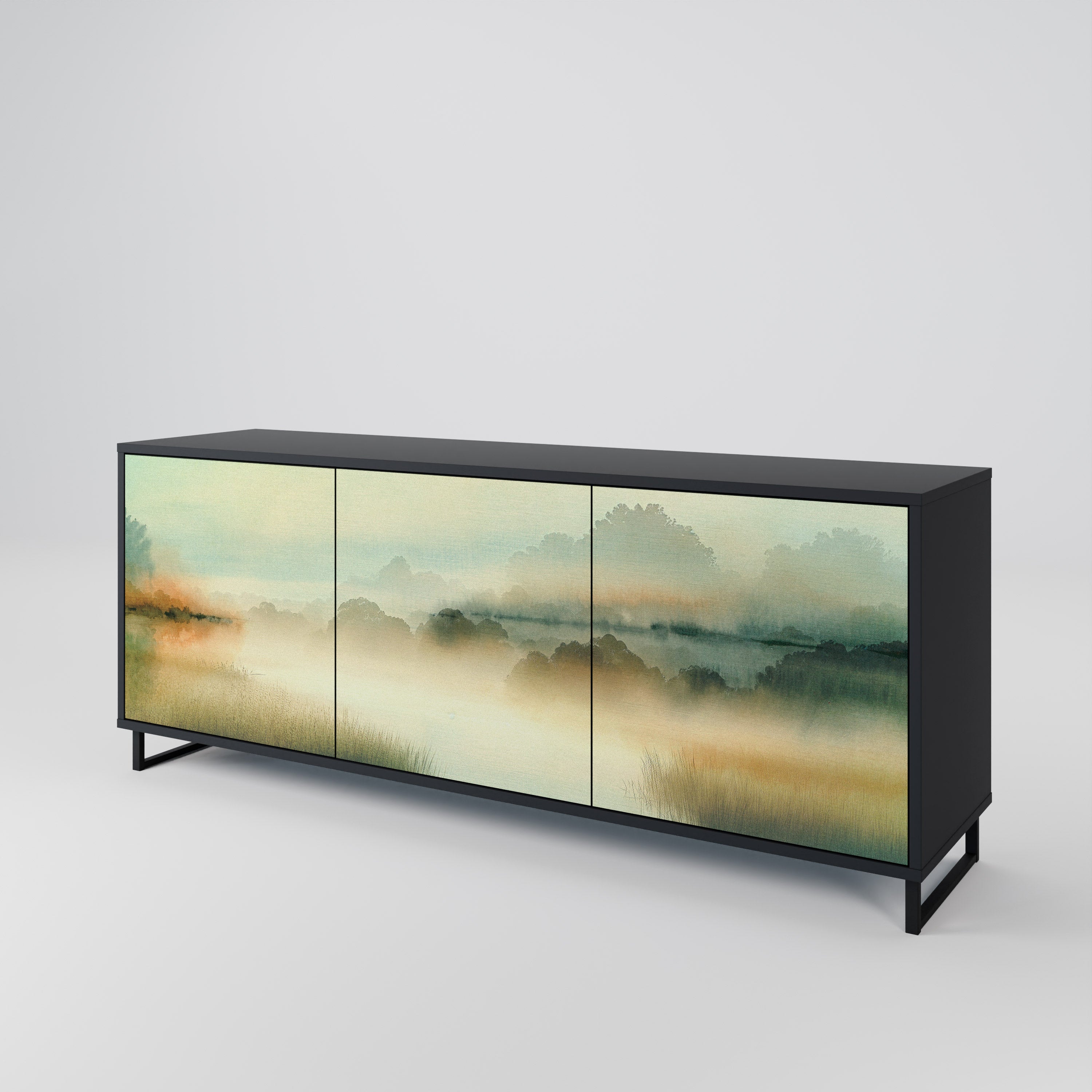MORNING BY THE LAKE 3-Door Sideboard