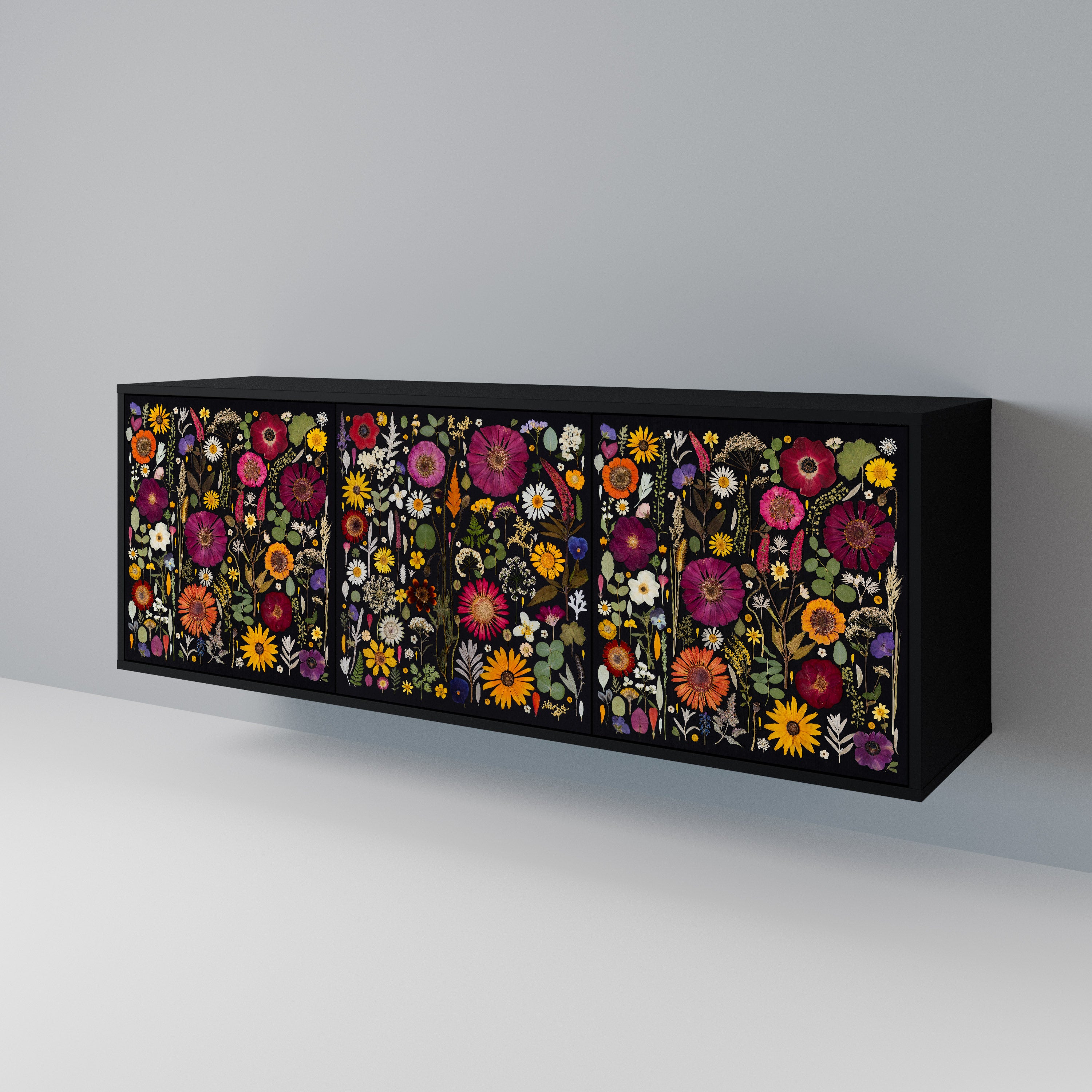 MIDNIGHT GARDEN 3-Door Sideboard