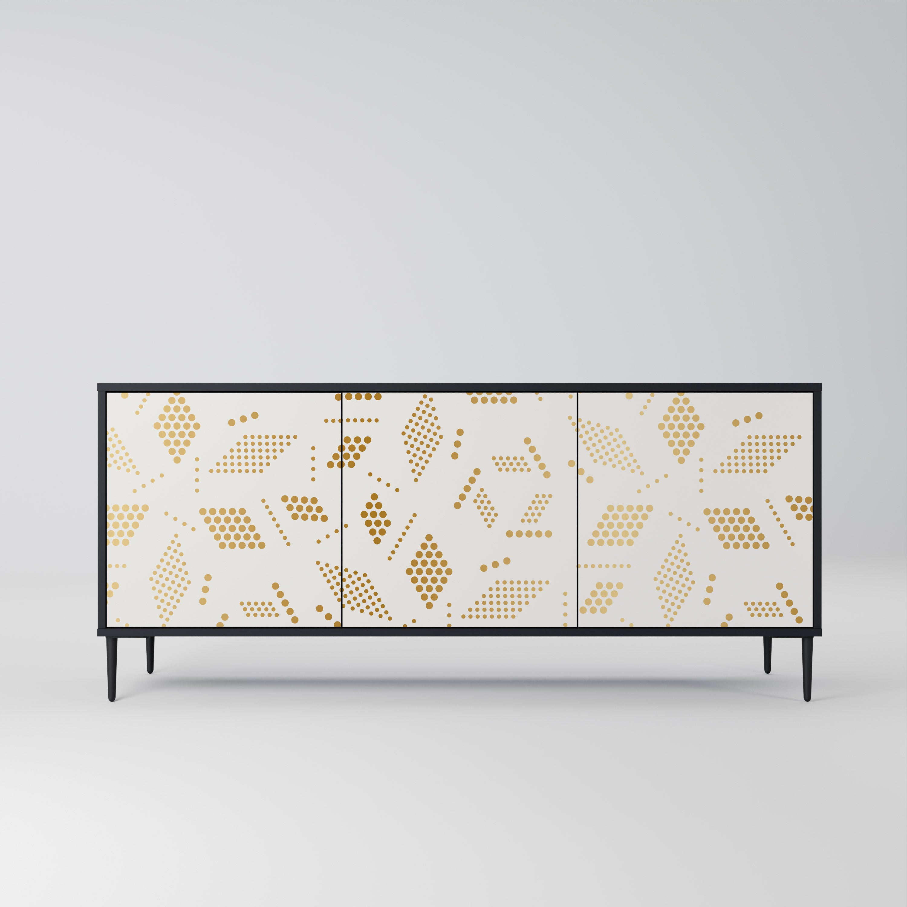 SPOTTED DAZE Skänk med tre dörrar