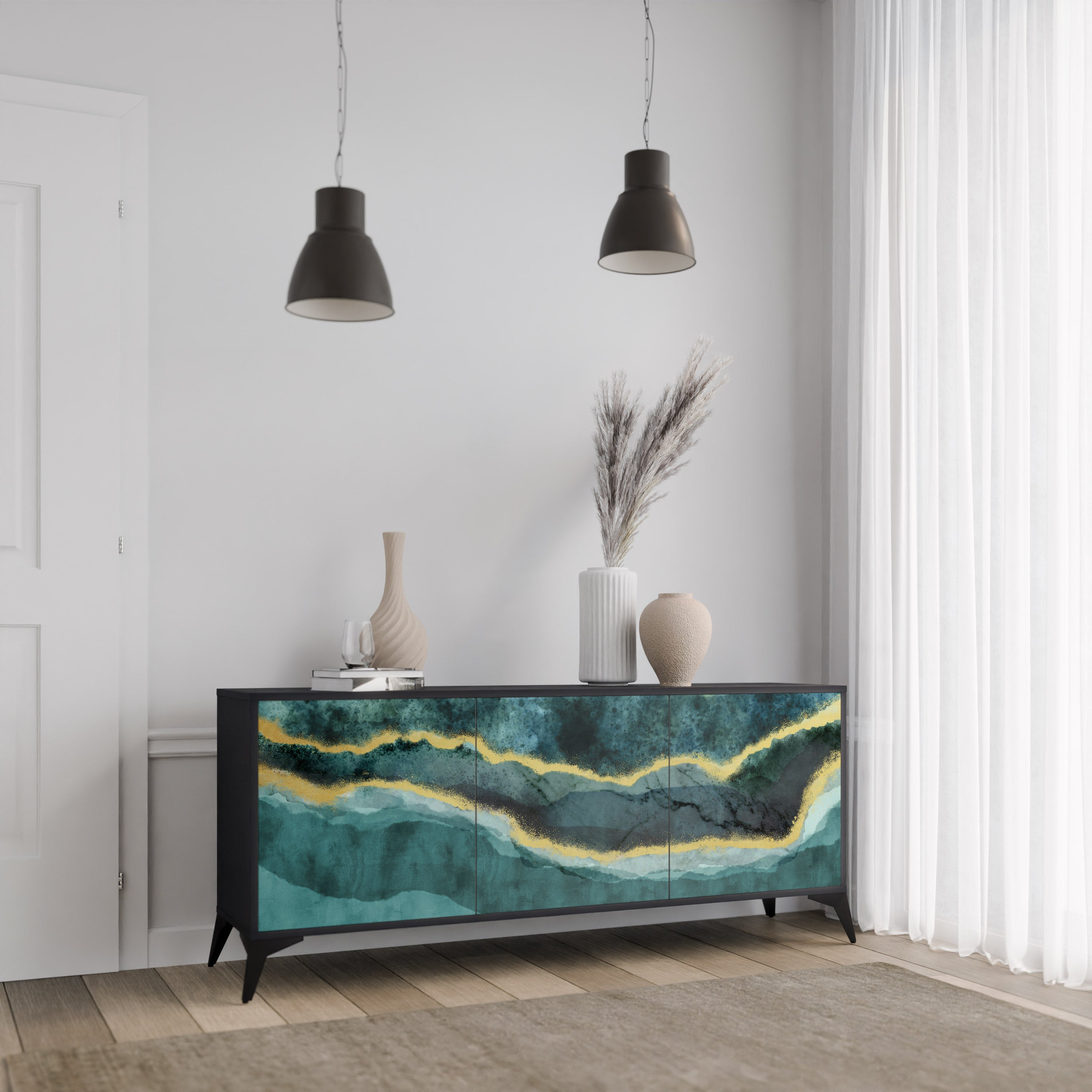 GOLDRUSH ODYSSEY 3-Door Sideboard
