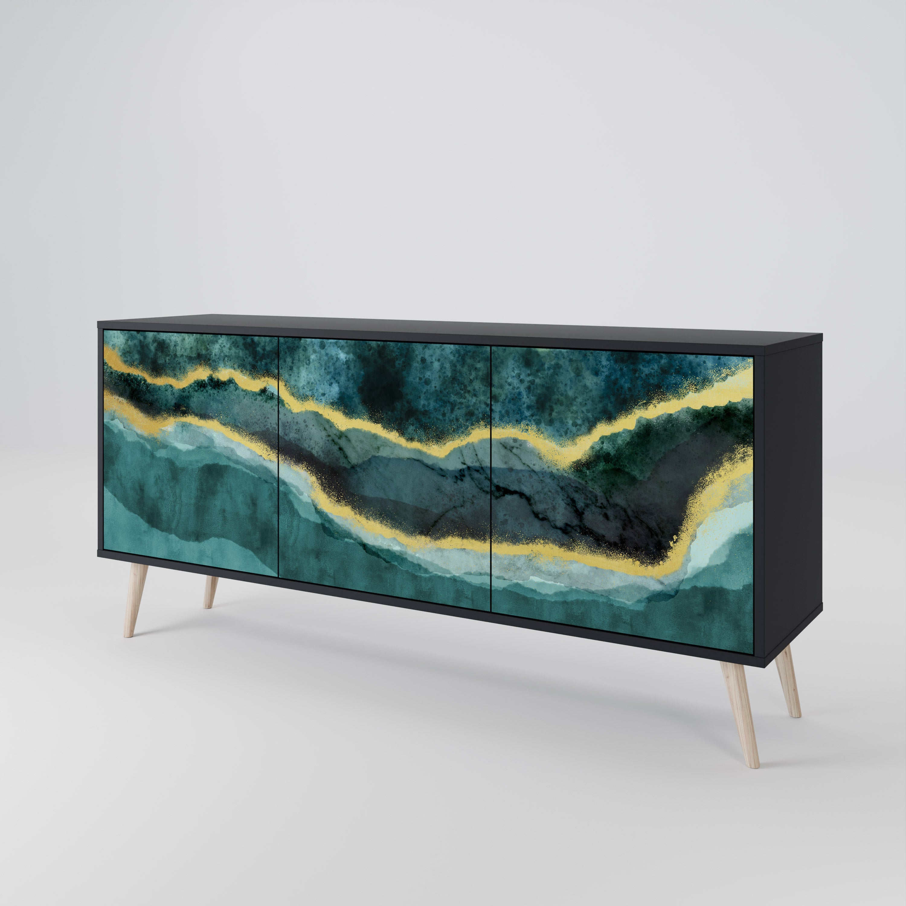 GOLDRUSH ODYSSEY 3-Door Sideboard