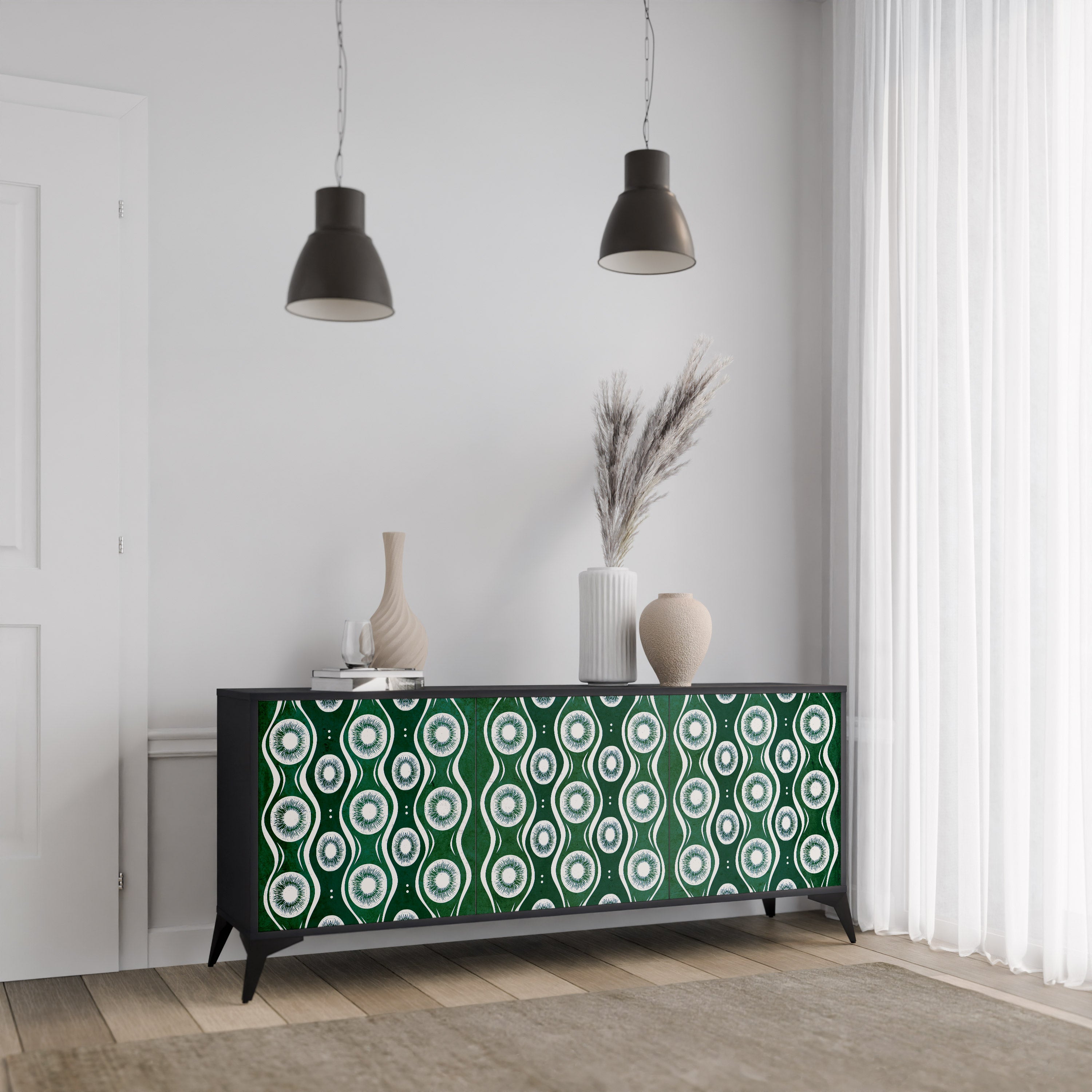 GREEN EYES 3-Door Sideboard
