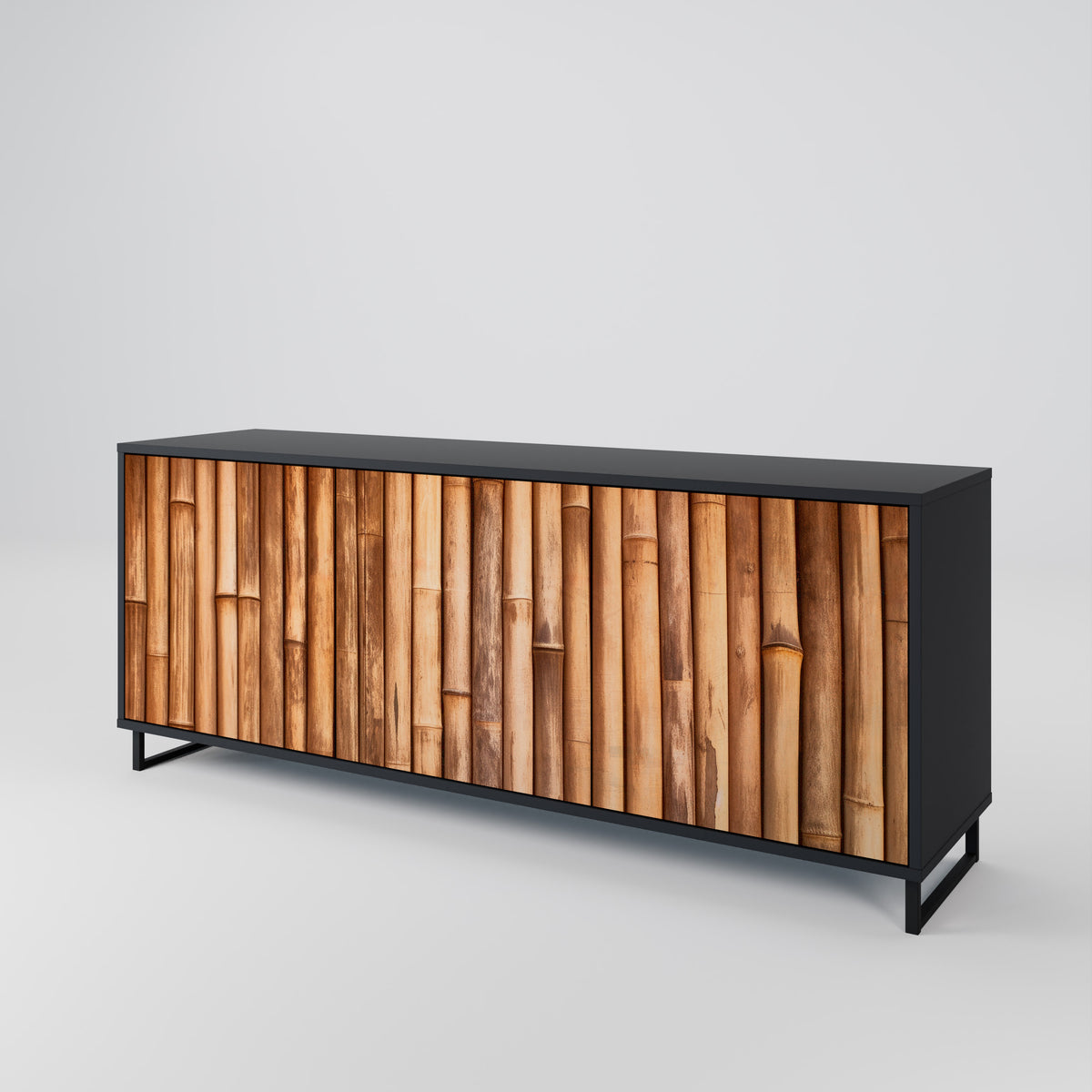 NATURAL WOOD Skänk med tre dörrar