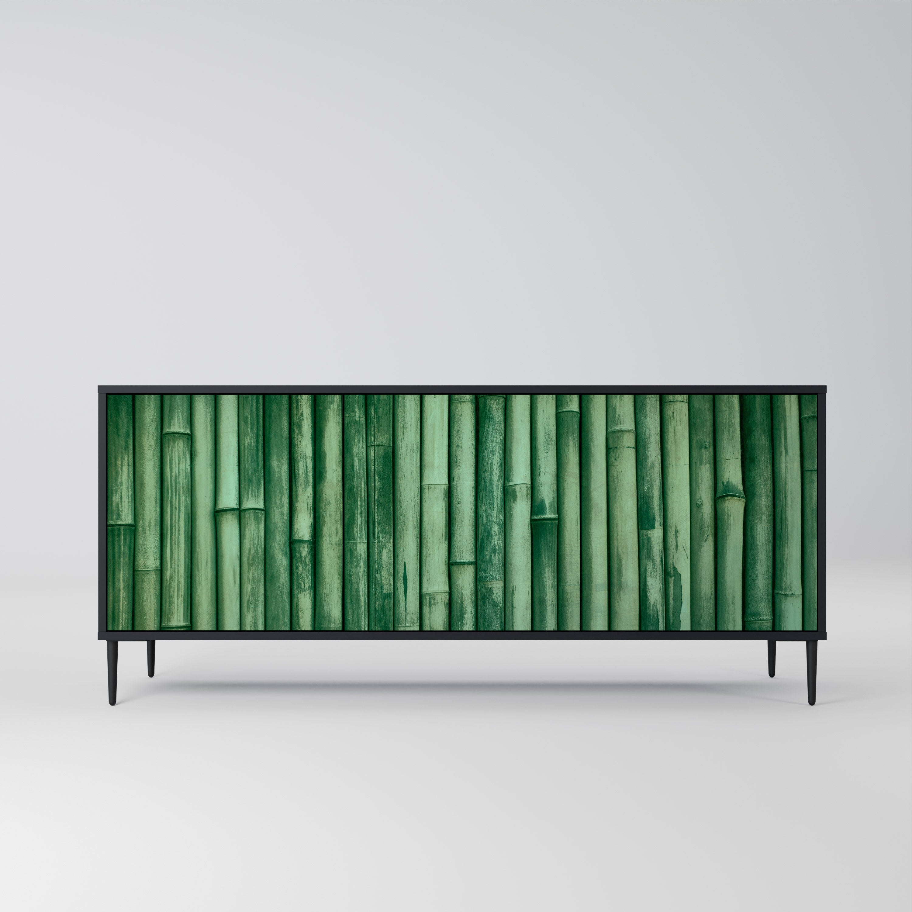 NATURAL GREEN 3-Door Sideboard