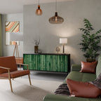 NATURAL GREEN 3-Door Sideboard