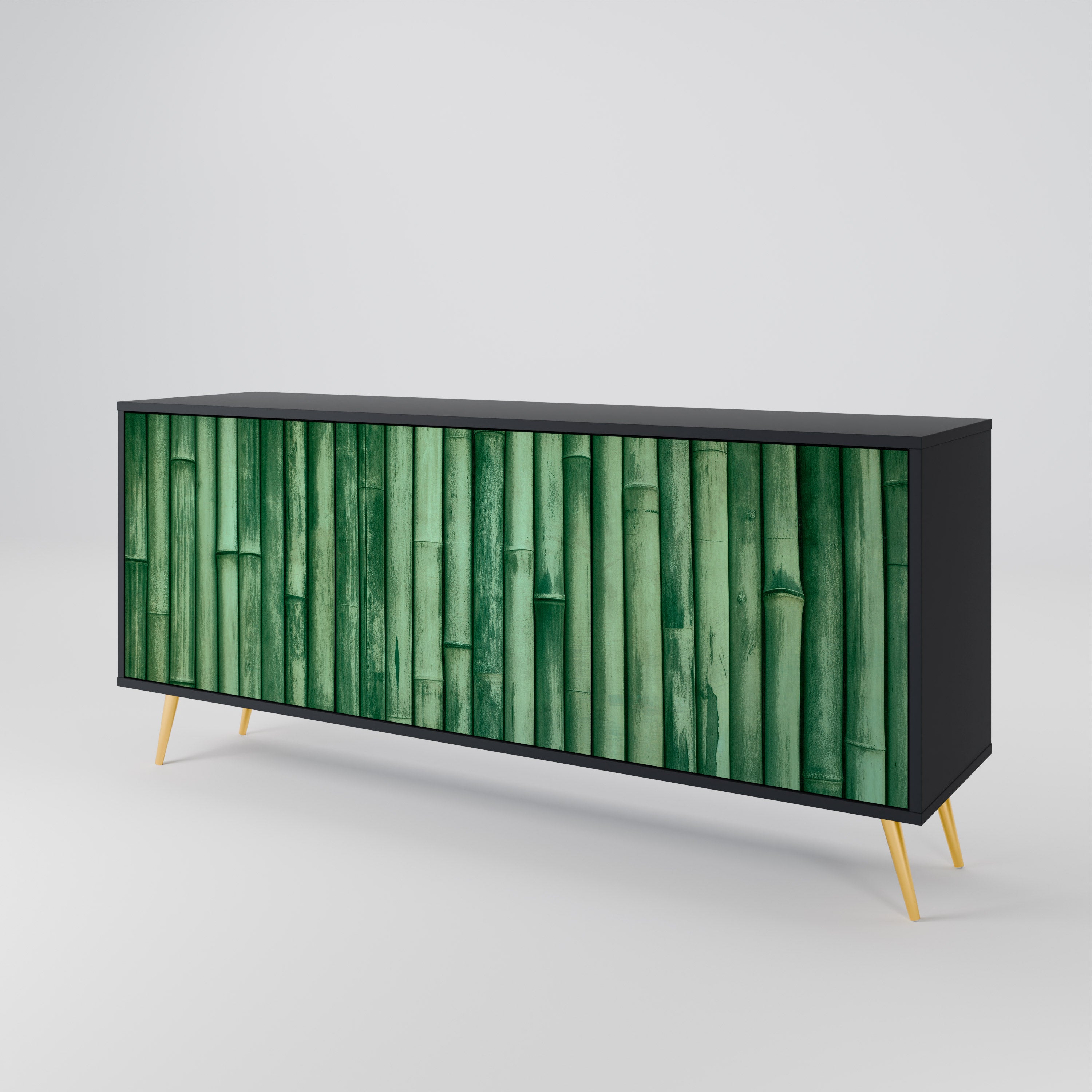 NATURAL GREEN 3-Door Sideboard