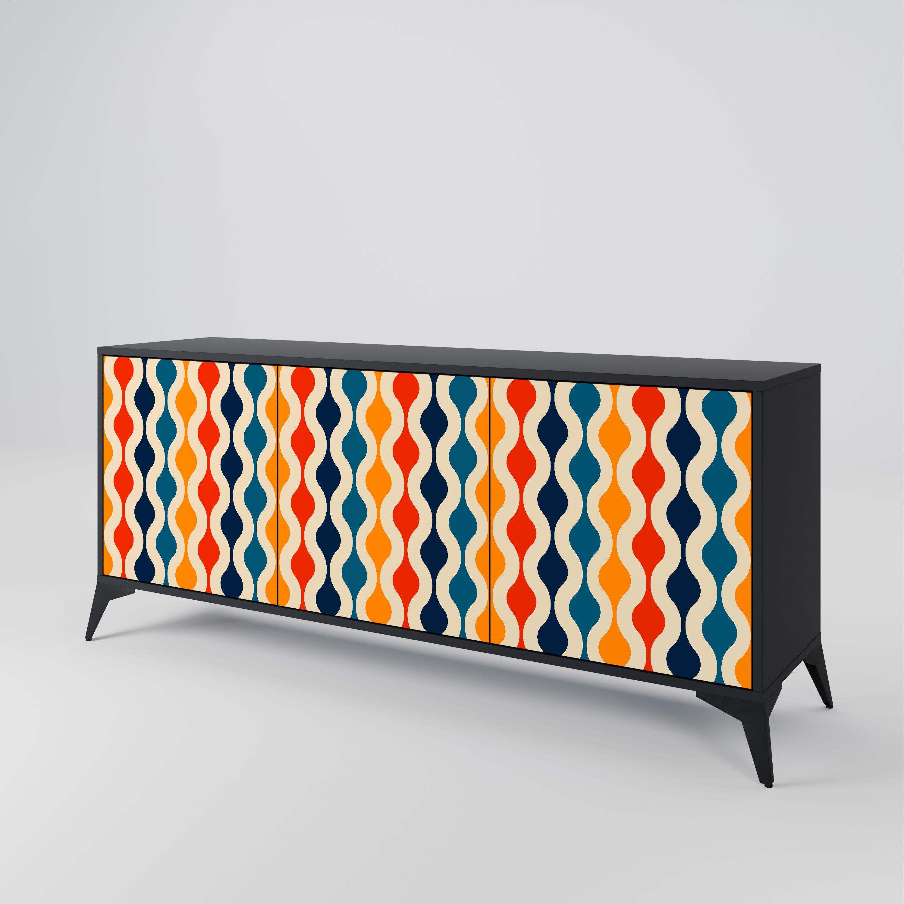 COLORFUL NOSTALGIA 3-Door Sideboard