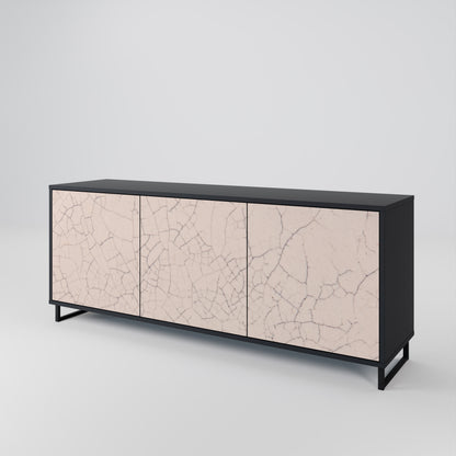 CERAMIC TEXTURE Skänk med tre dörrar