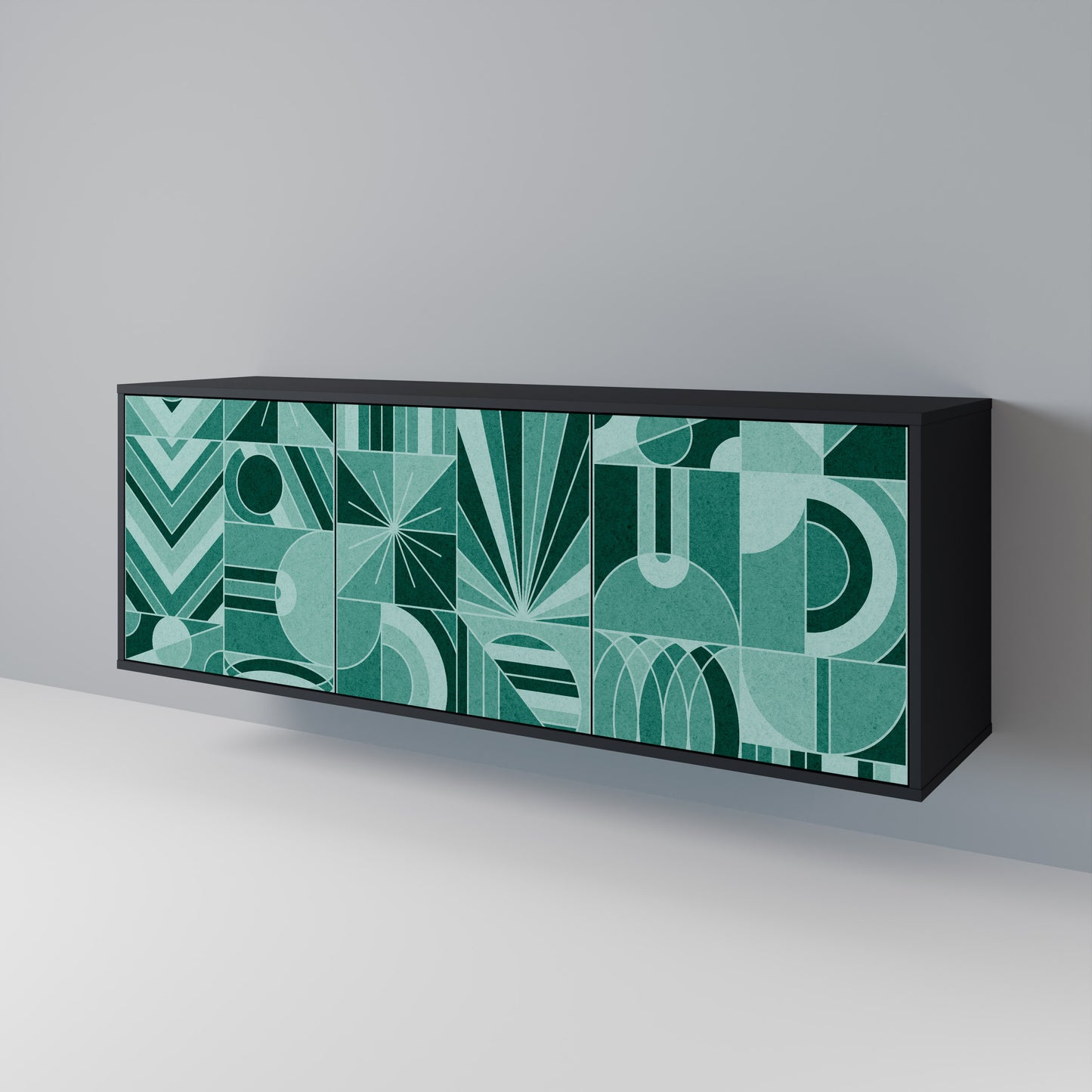 HARMONIC GRID 3-Door Sideboard
