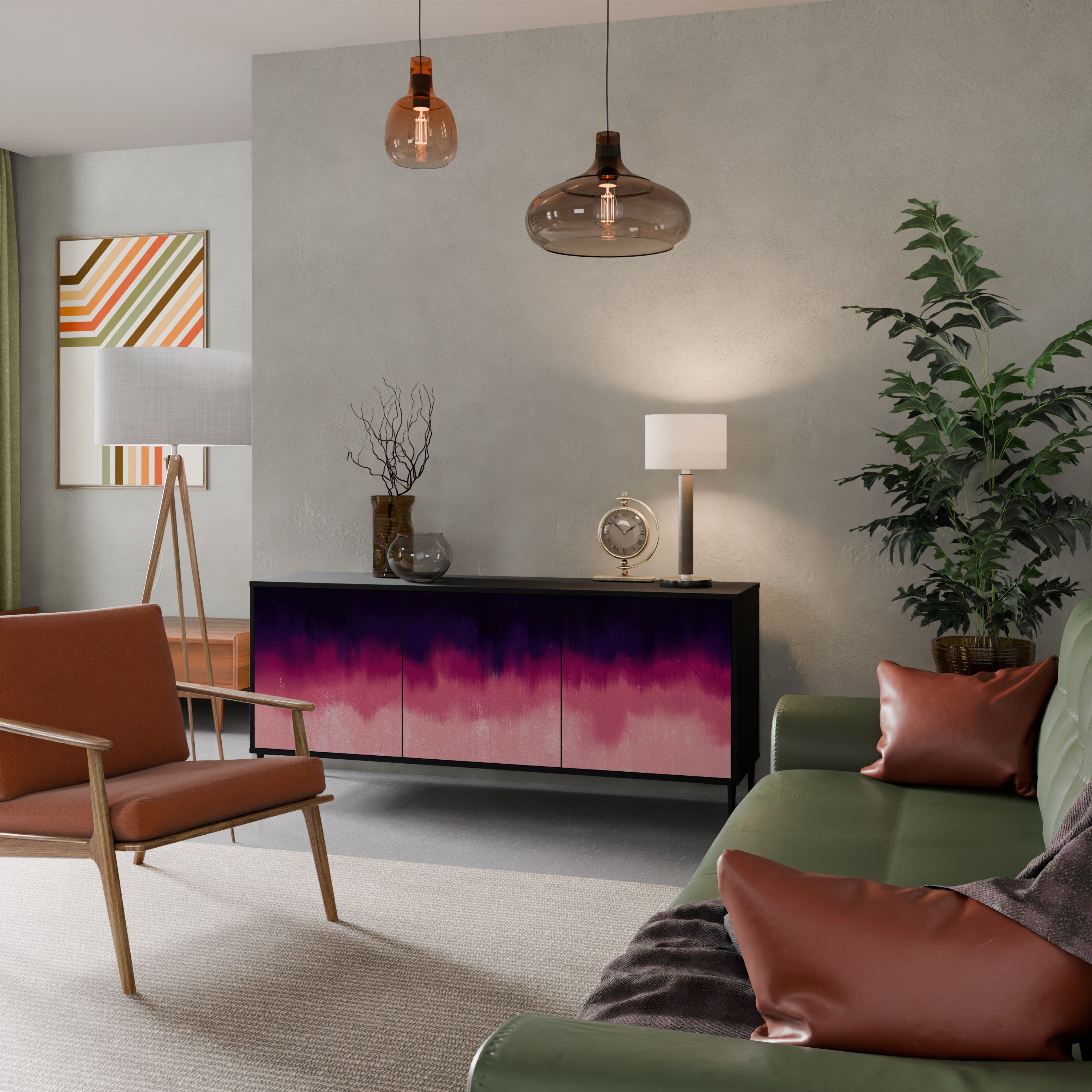 AURORA BOREALIS 3-Door Sideboard