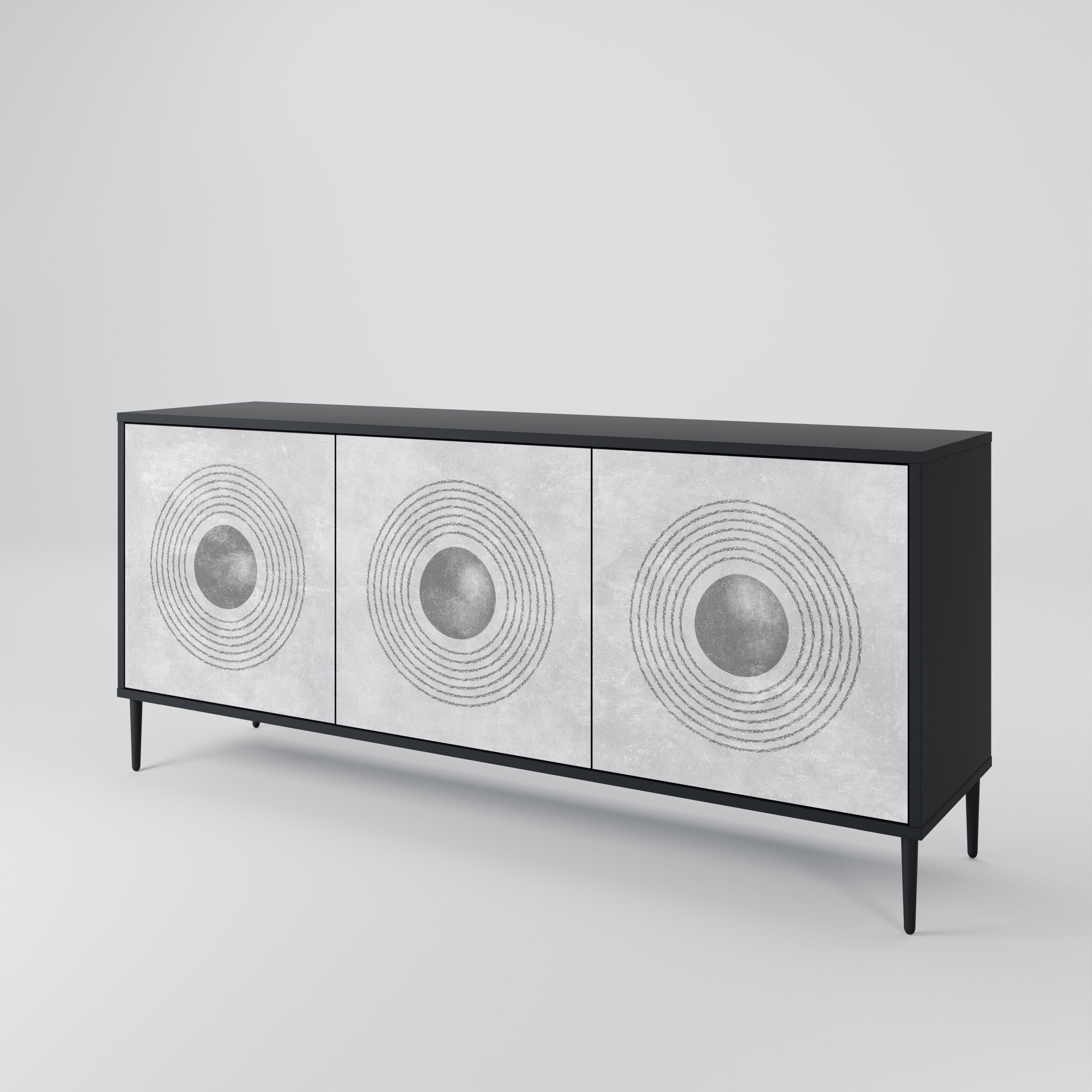 SOLID CIRCLES 3-Door Sideboard