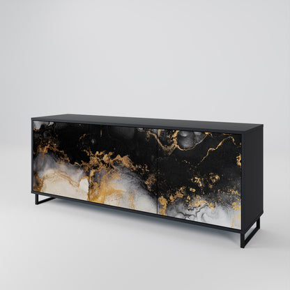MARBLE OF TOMMORROW Skänk med tre dörrar