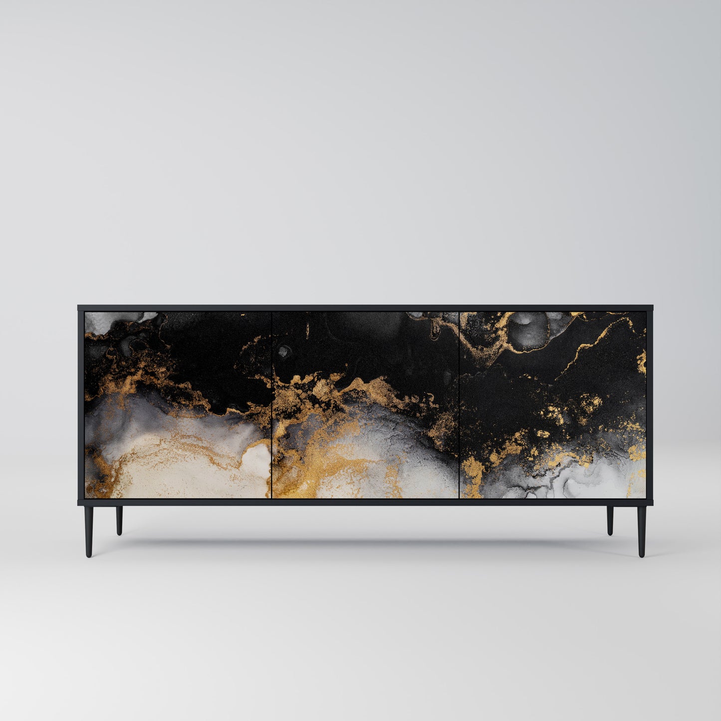MARBLE OF TOMMORROW Skänk med tre dörrar