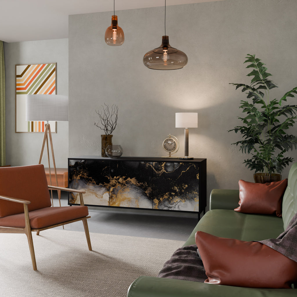 MARBLE OF TOMMORROW 3-Door Sideboard