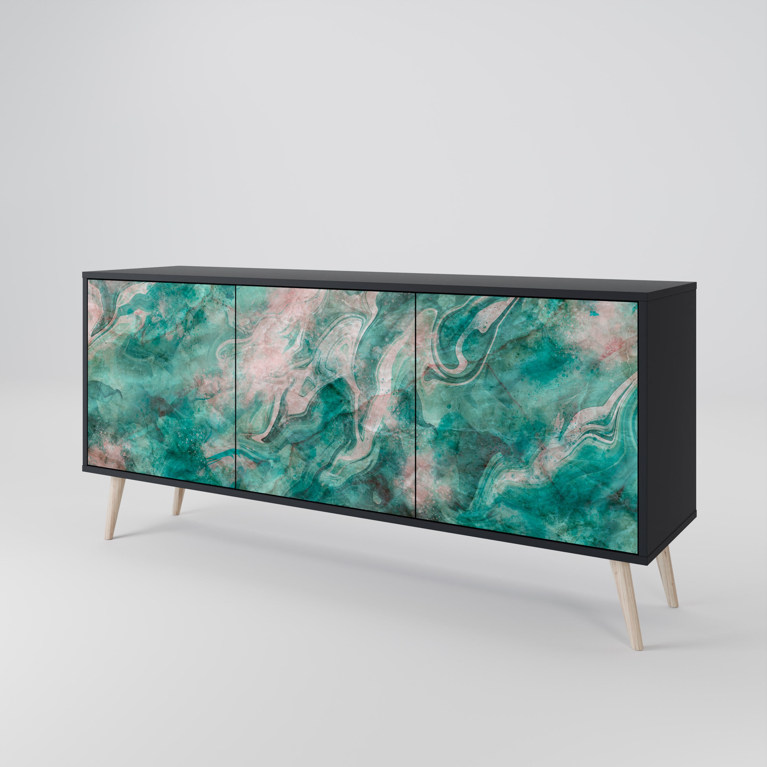 ABSTRACT ALCHEMY 3-Door Sideboard
