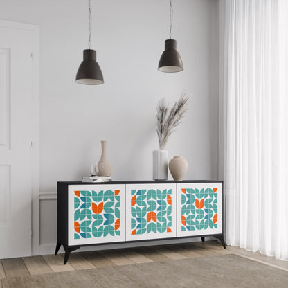 BE THE CHANGE 3-Door Sideboard in Black Finish