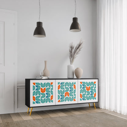 BE THE CHANGE 3-Door Sideboard in Black Finish