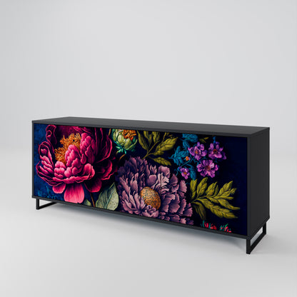 BLOOMING ELEGANCE Skänk med tre dörrar