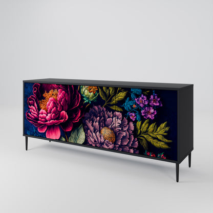 BLOOMING ELEGANCE Skänk med tre dörrar