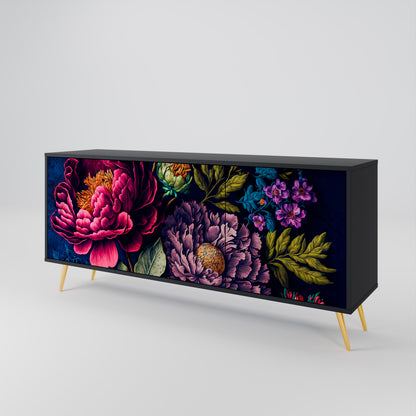 BLOOMING ELEGANCE Skänk med tre dörrar