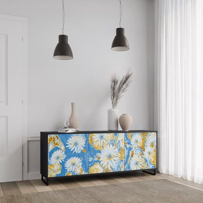 DAISY LUXE 3-dörrars skänk i svart finish
