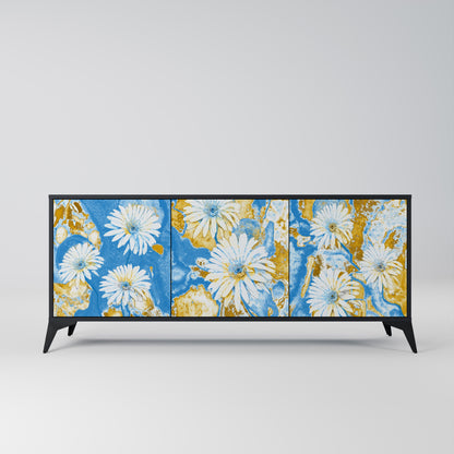 DAISY LUXE 3-dörrars skänk i svart finish