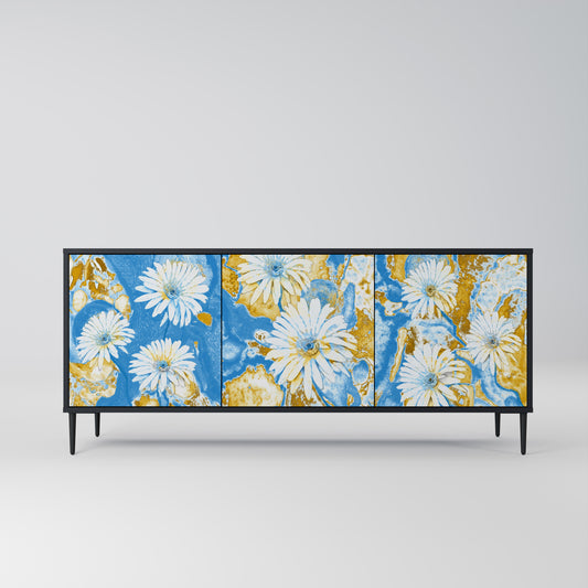 DAISY LUXE 3-dörrars skänk i svart finish