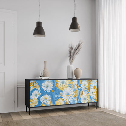 DAISY LUXE 3-dörrars skänk i svart finish
