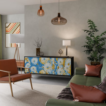 DAISY LUXE 3-dörrars skänk i svart finish
