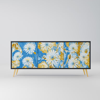 DAISY LUXE 3-dörrars skänk i svart finish