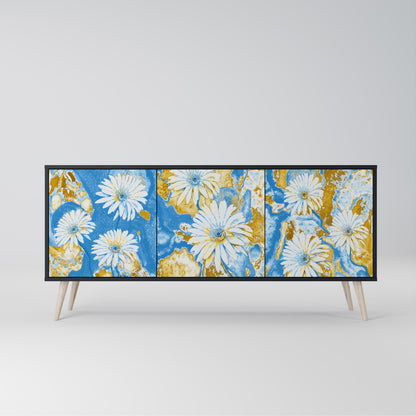 DAISY LUXE 3-dörrars skänk i svart finish